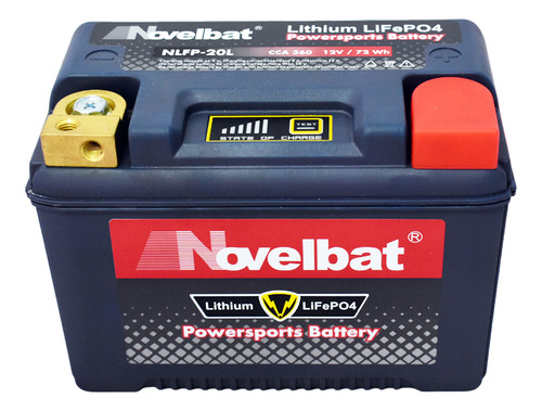 Bateria  Lithio Novelbat Nlfp20l 12v Reem Ytx24hlbs Ytx20lbs