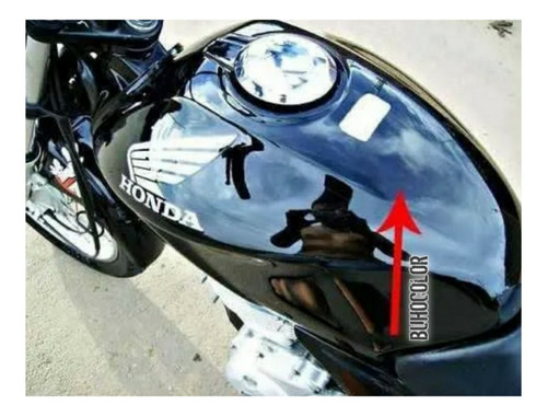 Imagen 3 de 3 de Kit Retoque Para Moto Negro Brillo Universal