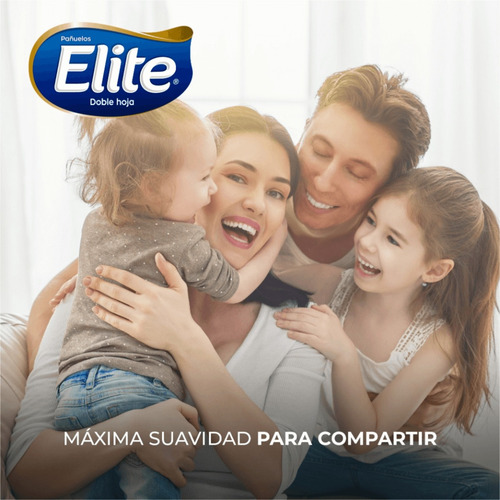 Pañuelos Faciales Elite Diseño 3 Paq 90 Un