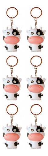 Llavero Colgante De Vaca Para Regalo De Coche 6 Unidades B