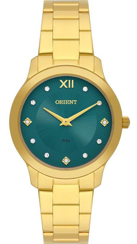 Relógio Orient Feminino Ref: Fgss0225 E3kx Casual Dourado