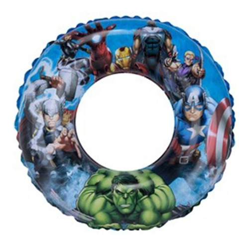 Boia Circular Infantil 72cm Avengers Os Vingadores Piscina
