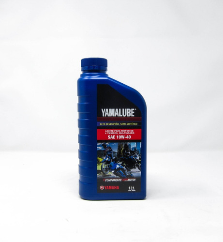 Imagen 1 de 5 de Aceite Yamalube 10w 40 Semi Sintetico Fuel Inyection 1 Litro