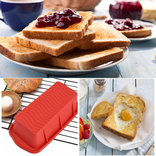 Molde De Silicona Para Hornear Pan De Fácil Liberación