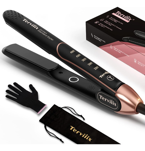 Plancha De Cabello Professional 450°f Con 5 Niveles-rosa