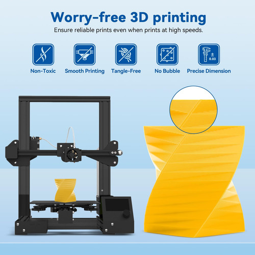3dhojor Pla Filamento De Impresora De Alta Velocidad 1.75 Mm
