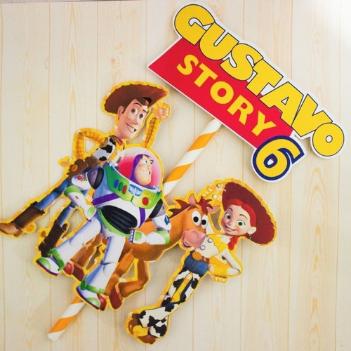 Toppers Cake Adorno Torta Cars Peppa Pig Pocoyó Toy Story