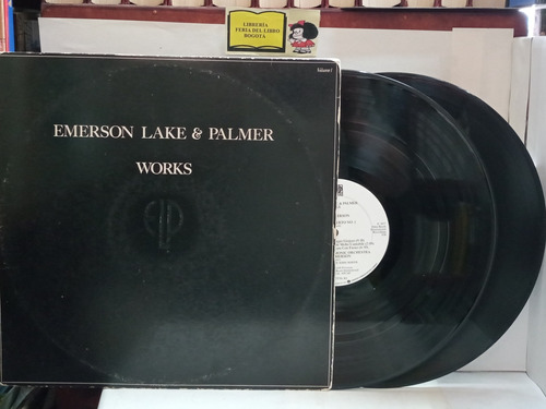 Lp - Acetato - Emerson Lake Y Palmer - Works 1 - Rock - 1977