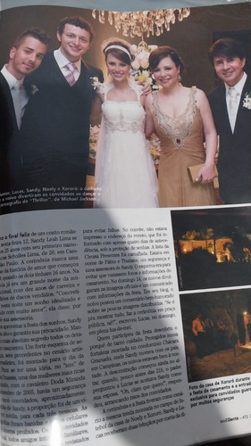 Revista Casamento Sandy E Lucas Lima Sandy E Junior