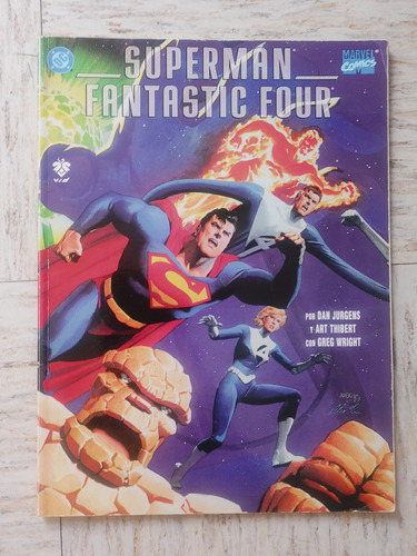 Dc Cómics Marvel Superman Fantastic Four Formato Grande 