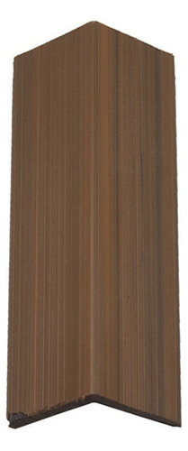 Esquinero Deck Wpc Exterior Reforzado  Madera Sintetica Nuez