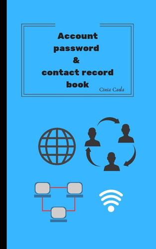 Libro En Inglés: Account Password & Contact Record Libro En