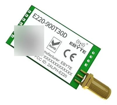 Módulo Lora E220-900t30d Llcc68 30dbm 915 Mhz 10km