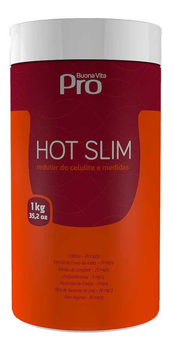 Creme Hot Slim Termogênico Redutor De Medidas E Celulite 1kg