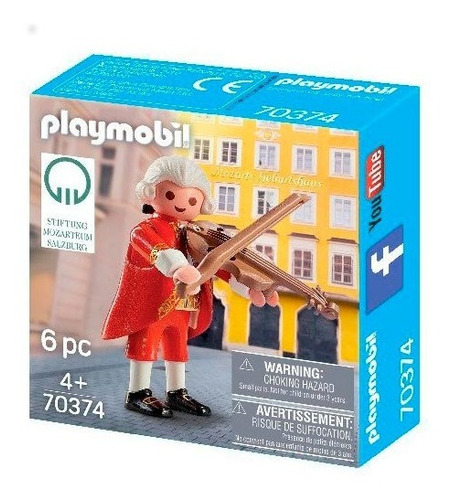 Playmobil Wolfgang Amadeus Mozart 70374 Música Clásica