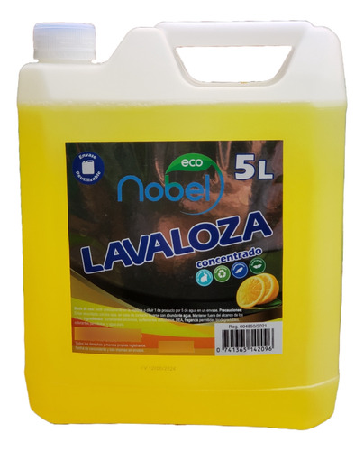 Lavalozas Concentrado / Líquido / Biodegradable / 5lt