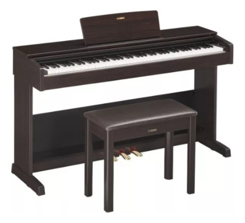 Piano Digital Yamaha Arius Ydp-103 Rosewood Marrom C/ Banco (Usado)