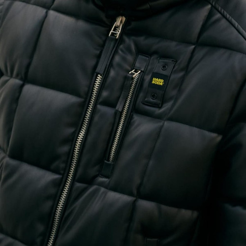 Chamarra Capitonada Para Hombre, Cuello Alto, Mod. 1097555