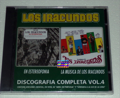 Los Iracundos - Discografia Completa Vol.4 Cd Nuevo / Kktus