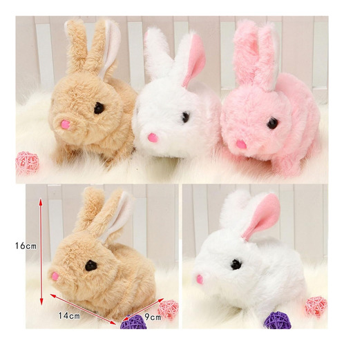 Conejo Eléctrico Peluche, Simulación De Conejito, Mascota