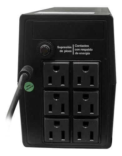 No Break Ghia 6 Contactos Respalda Máximo 750 Va 360 Watts C