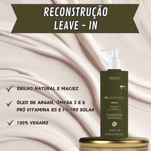 Kit Arvensis Cachos Ondulados Reconstrução Unidose 7 Itens