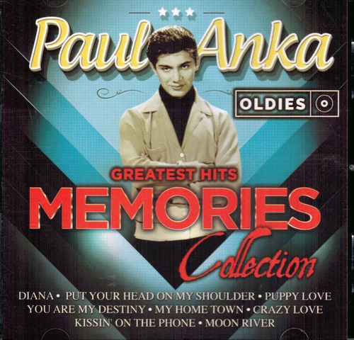Cd Paul Anka Greatest Hits Memories Collection Nuevo Sellado