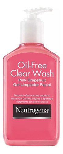 Gel Limpiador Facial Neutrogena Toronja Rosa 177ml