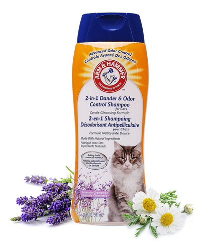 Shampoo Para Gatos Con Extractos Naturales Y A Fragancia Lavanda Manzanilla