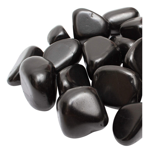 Cabaa De Bienestar Tumbled & Pulido Shungite Piedras 1/4 Lib