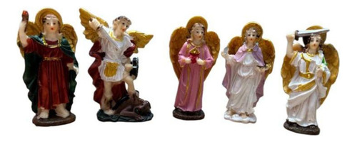 Set Figuras De 5 Arcangeles