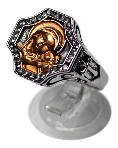 Anillo Virgen Con Zirconias