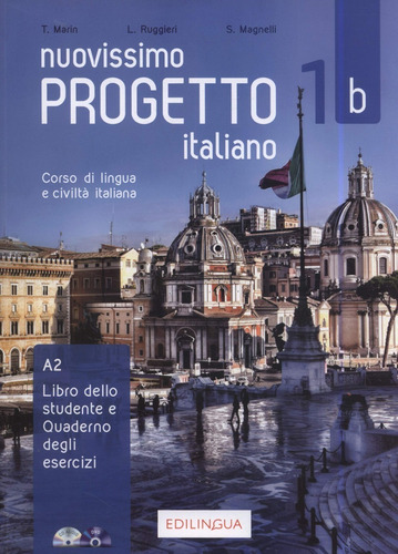 Nuovissimo Progetto Italiano 1B - Libro Dello Studente + Esercizi + Dvd Video + A/Cd, de MARIN, TELIS. Editorial Edilingua, tapa blanda en italiano, 2019