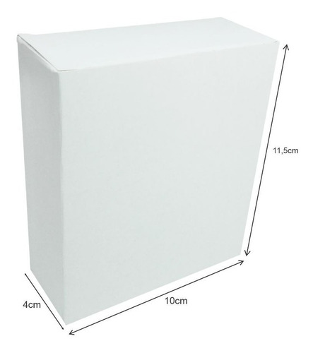 Imagen 3 de 5 de Caja Para Perfume Per4 X 50u Packaging Blanco Madera