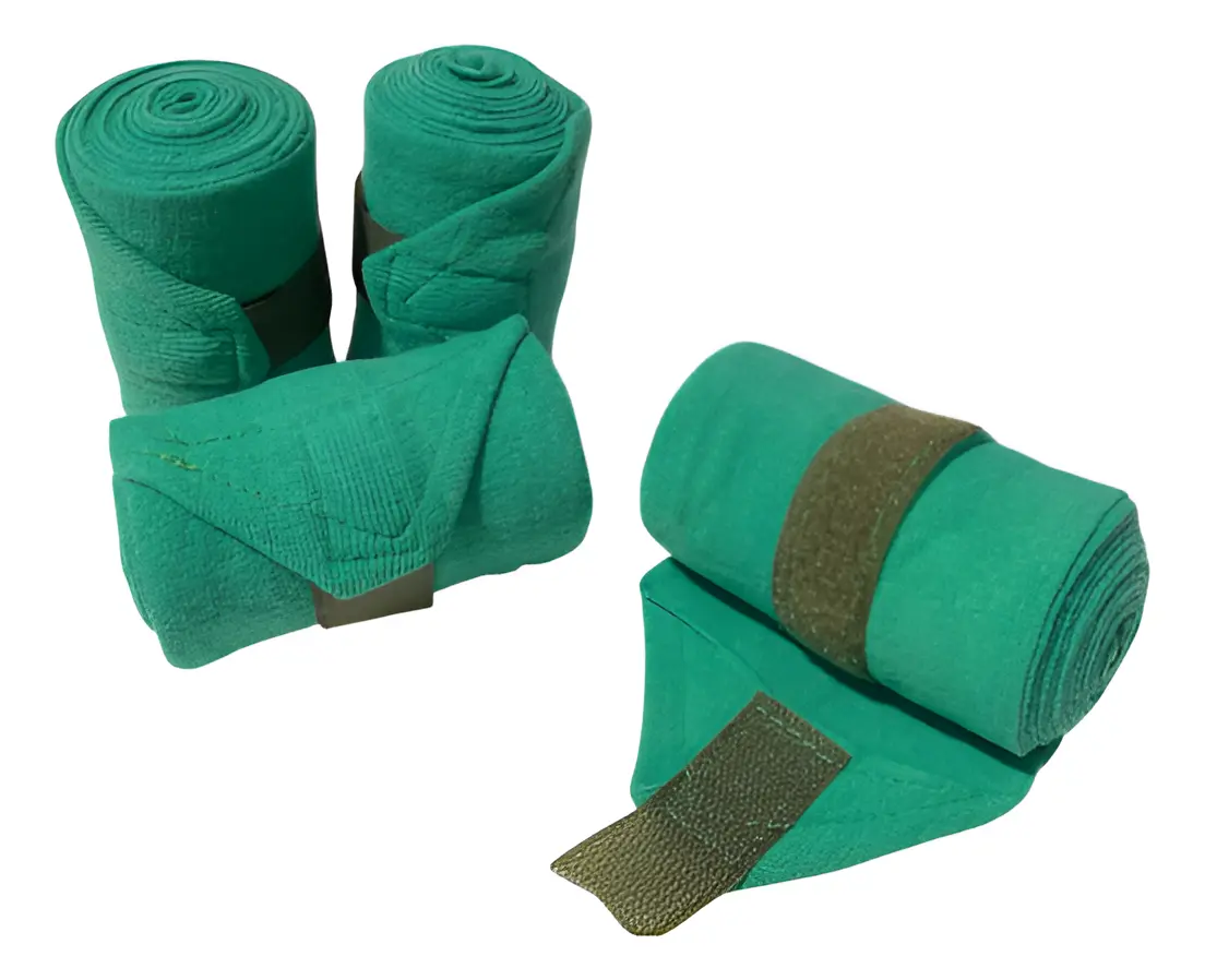 Vendas de descanso Vareo Algodón con Velcro - Verde esmeralda - Imagen 1