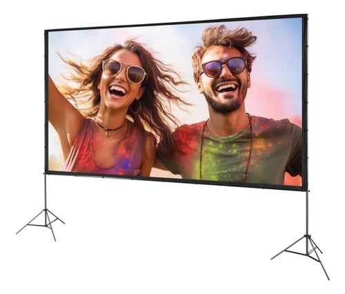Pantalla Para Proyector 150 Pulgadas Con Soporte 4k 16:9