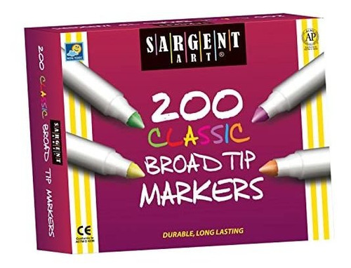 Dibujo, Pluma, Marcador, Pintura, Sargent Art Marker Set De 