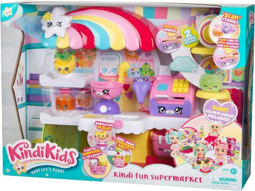 Kindikids Supermercado Jueguete Adorable Con Tapete De Juego