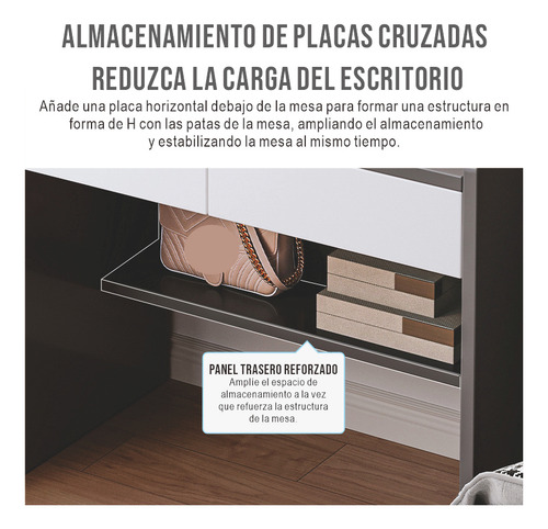 Tocador Blanco Minimalista Con Espejo Y Luces Vanity