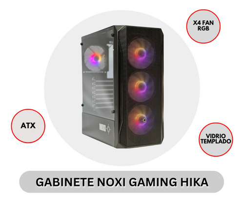 Noxi PC Gamer Armada AMD Ryzen 7 5700G 32 Gb 1 Tb Rtx 3060