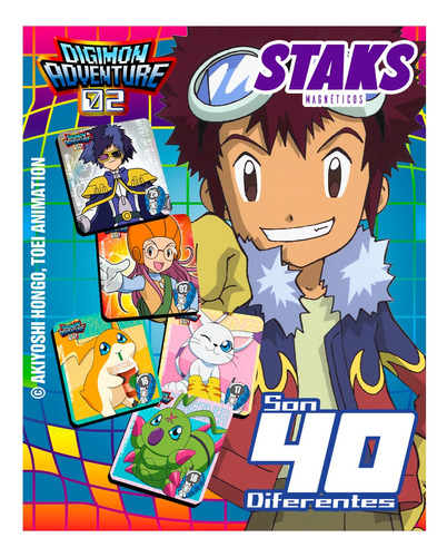 Staks Digimon Adventure 02 Vol.1 (colección Completa)