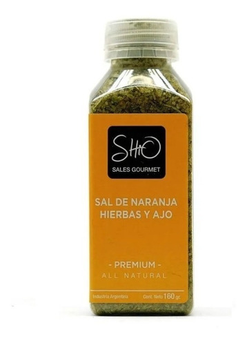 Sal De Naranja Hierbas Y Ajo Gourmet Premium 160g Shio - Dw