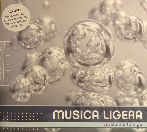 Cd Música Ligera  Versiones Lounge 