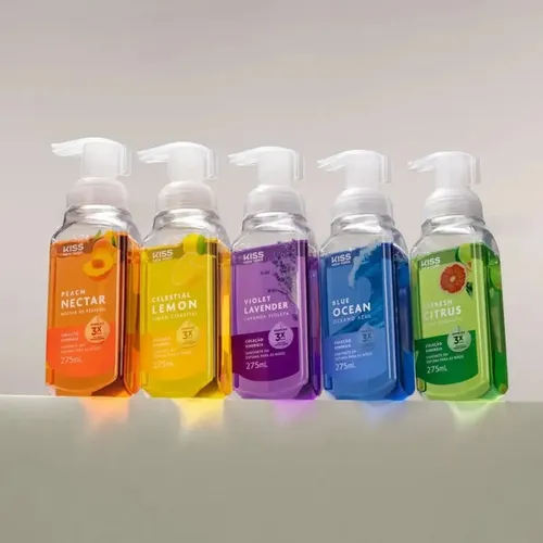 Kit 3 Sabonete Mãos Em Espuma Sinergia Marine Kiss Ny 275ml