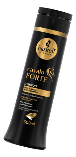 Shampoo Cavalo Forte Haskell 300ml Pantenol Queratina