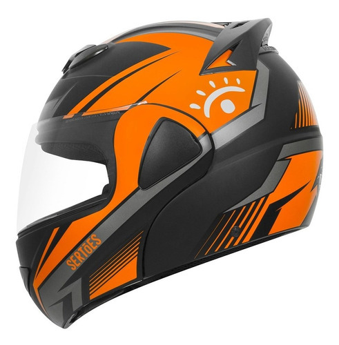 Capacete V-pro Jet Sertões Especial Articulado Escamoteável Cor Fosco Tamanho Do Capacete 62