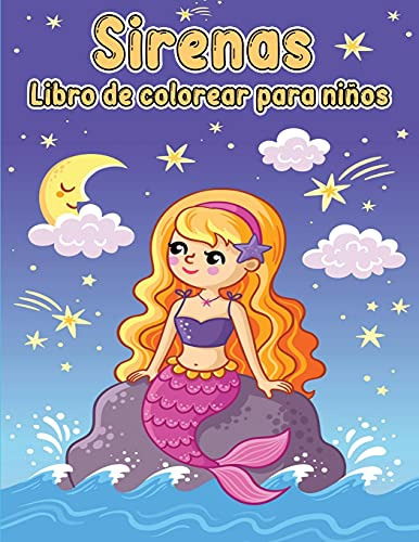 Libro Para Colorear De Sirenas Para Ninos