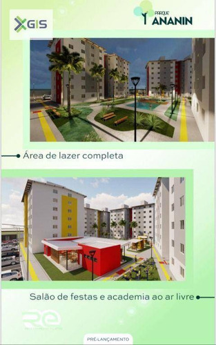 Imagem 17 de 18 de Park Ananin - Apartamento Com 2 Dormitórios À Venda, 42 M² Por R$ 160.000 - Centro - Ananindeua/pa - Ap2199