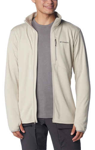 Jaqueta Columbia Park View Fleece Off White Masculino