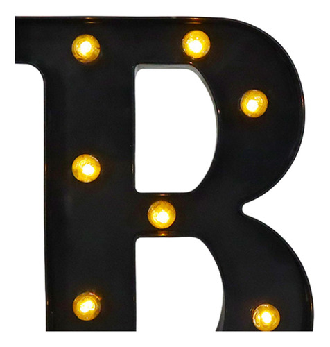 Letrero Con Letras Del Alfabeto B 6,26x8,58x1,57 Pulgadas